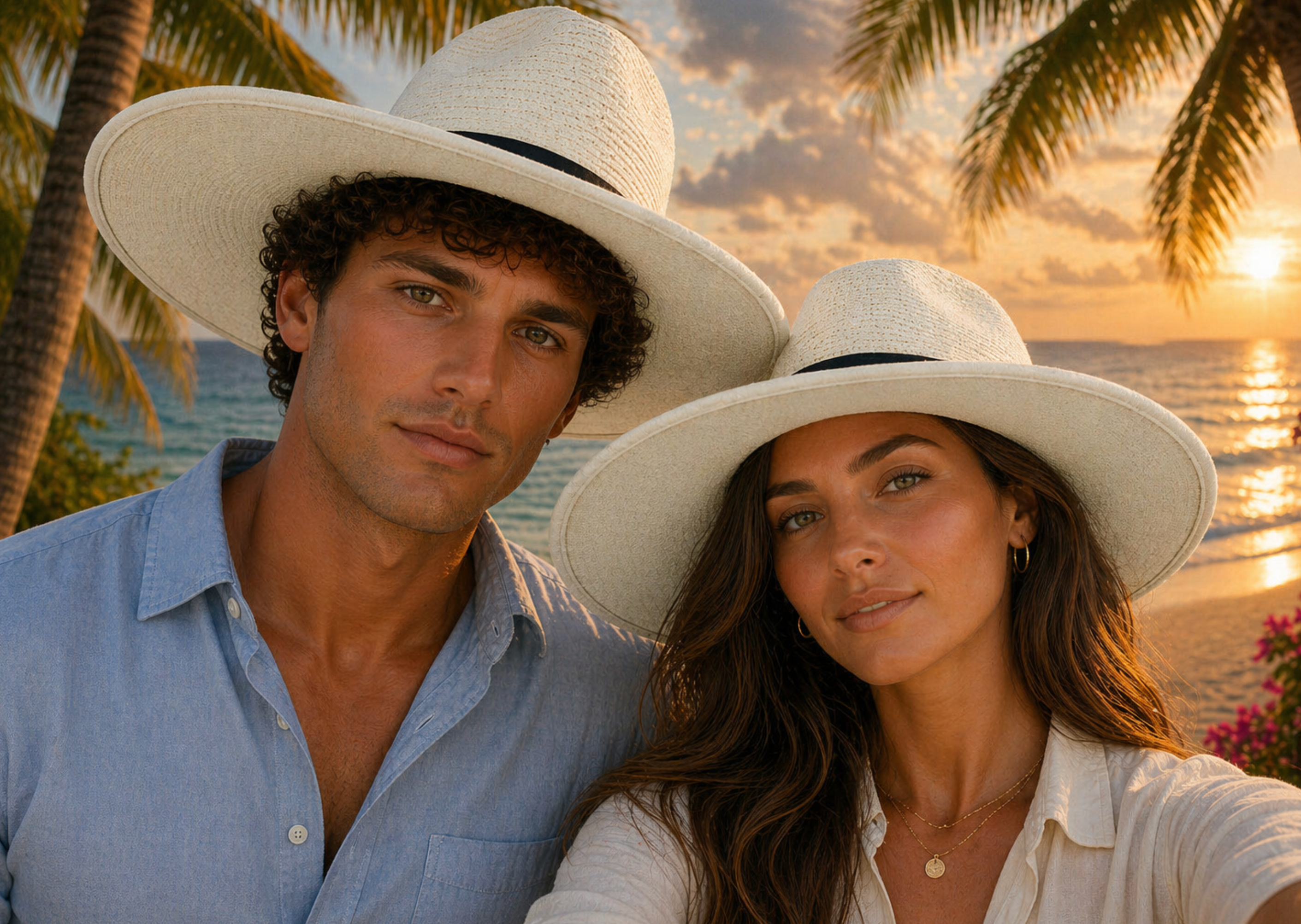 Hemp Linen Hat - Beach